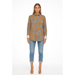 Robert Graham Multicolor Silk Blend Paisley Women’s Shirt Blouse – Size Large